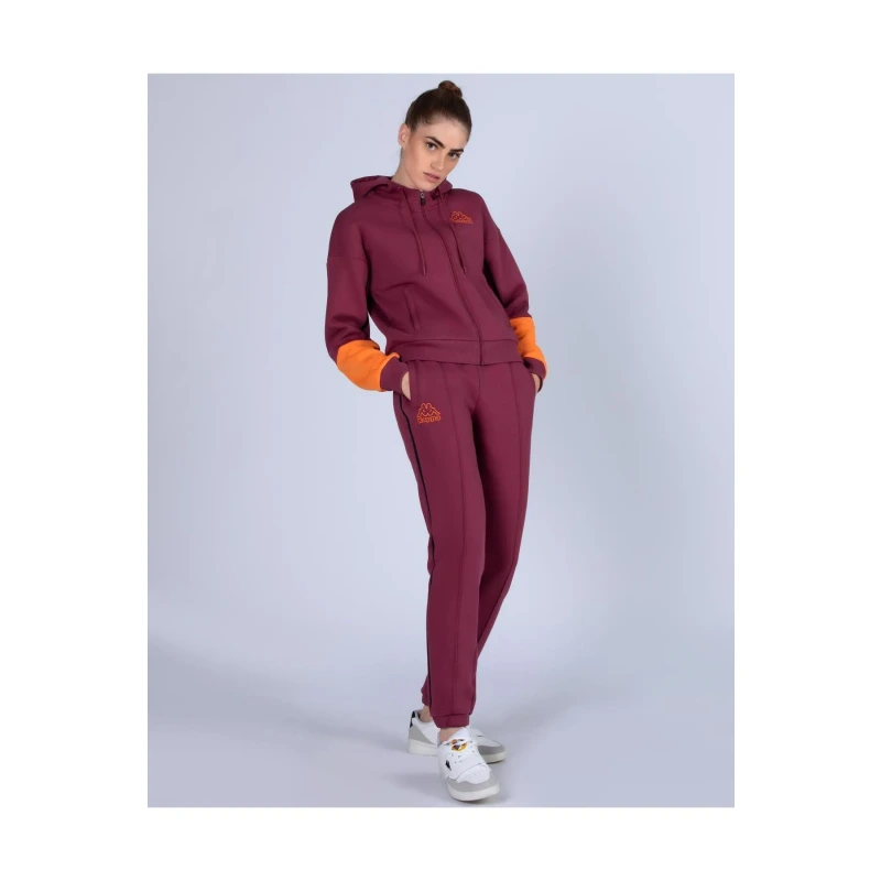 Logo Dago Kadın Kırmızı-turuncu Regular Fit Sweatshirt