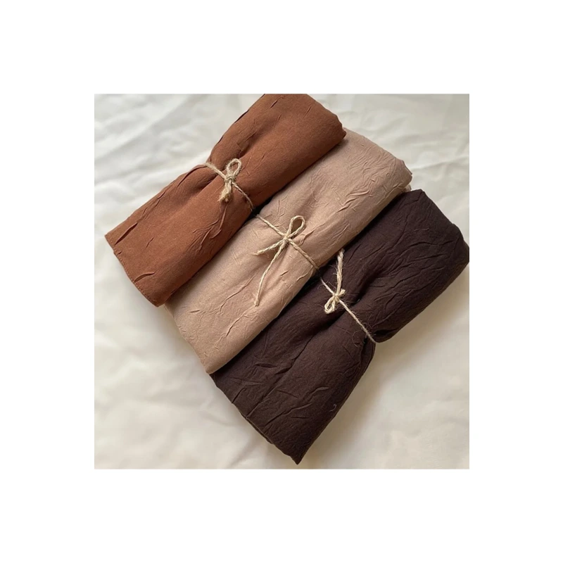 Tesettür Hijab Kadın Bambu Kraş Şal Modeli-3'lü Set