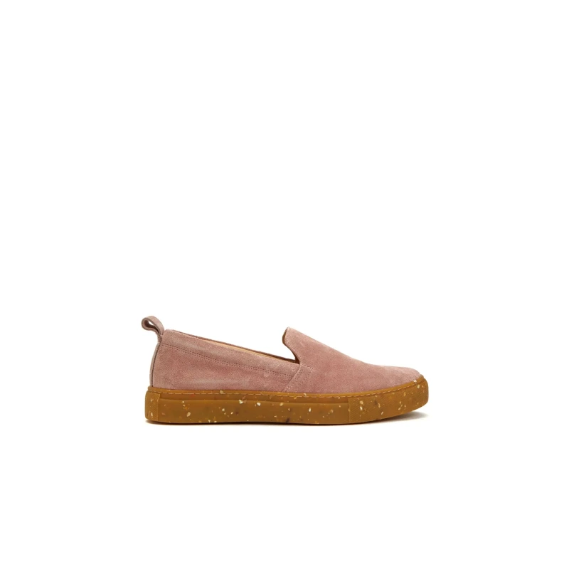 Pembe Kadın Deri Loafer